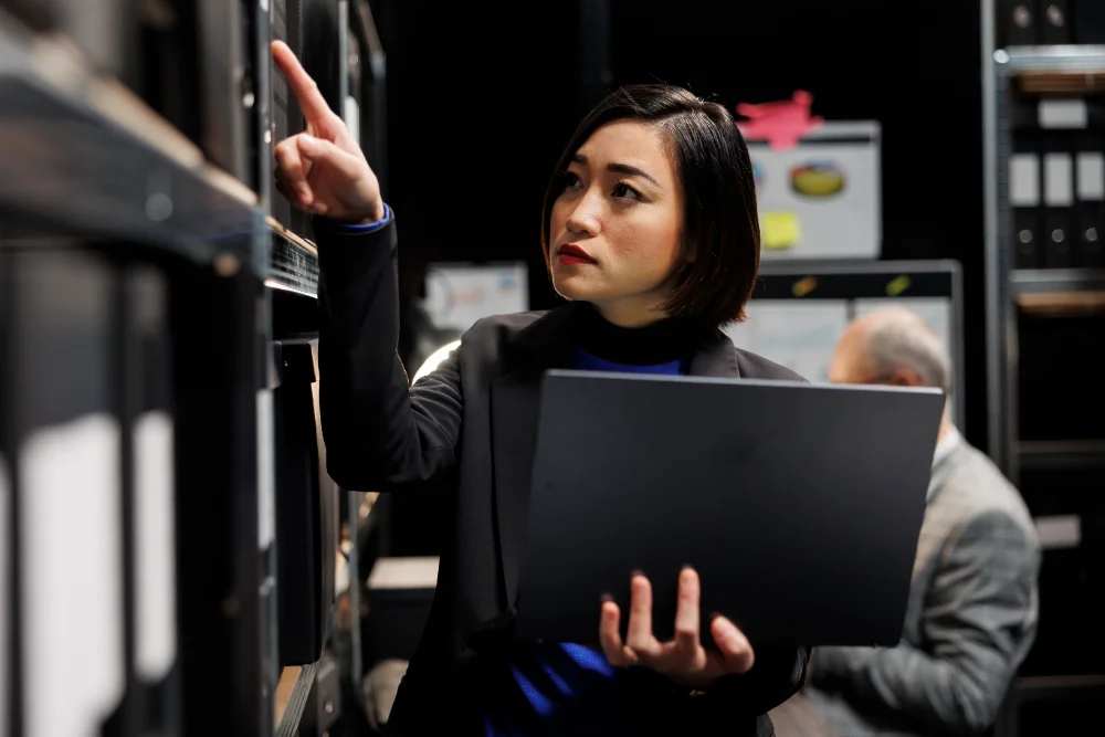 a Certified Cybersecurity Technician working on databases