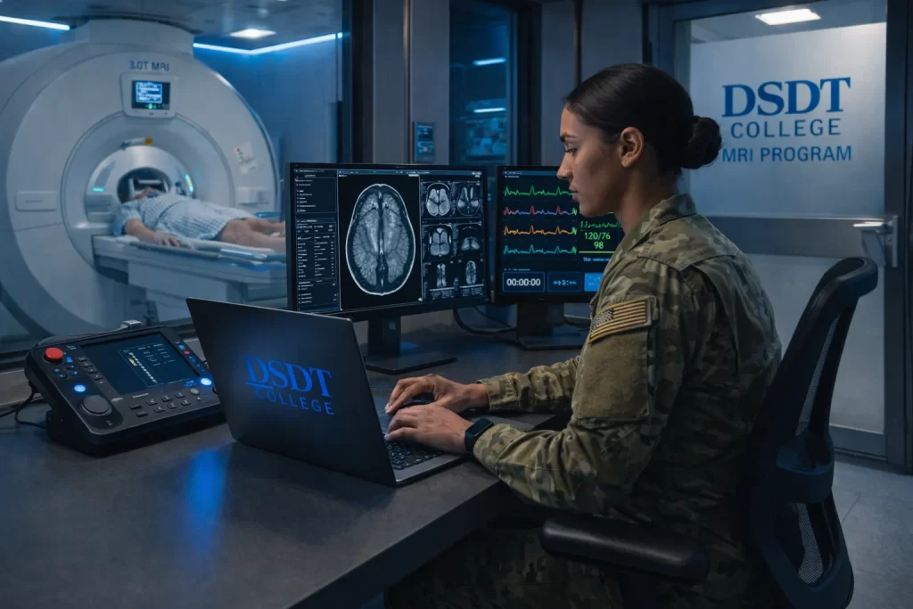 ARRT certification radiologic technologist performing MRI scan in clinical setting - ARRT Primary Pathway vs Post-Primary
